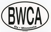 BWCA Ely, MN Large Oval Sticker