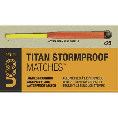  Uco Titan Stormproof Matches 25pk