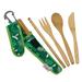 ToGo Ware Deluxe Utensil Kit with Straw GREENTROPICS