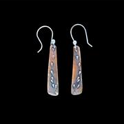 Copper Botanical Earrings