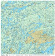 True North Cloth Map Quetico East by True North