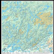 True North Cloth Map Quetico South by True North