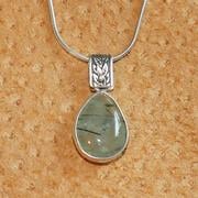  Prehnite Pendant