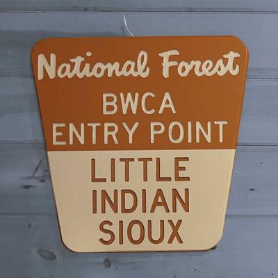 BWCA Little Indian Sioux Sign