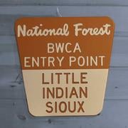 BWCA Little Indian Sioux Sign