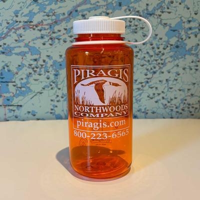 Nalgene Sustain 32oz Orange Piragis Logo