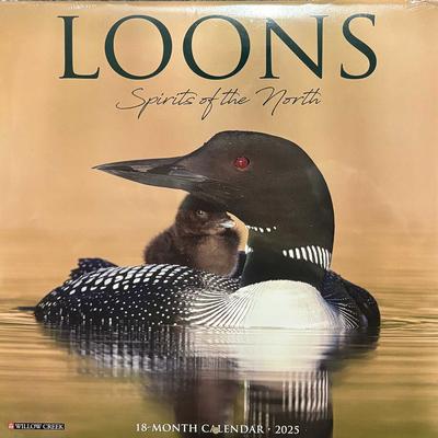  2025 Loons Spirit Of The North Wall Calendar