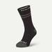 Scoulton Warm Weather Waterproof Mid Sock BLACK/GREY