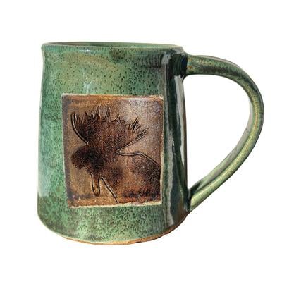 Green Moose Mug