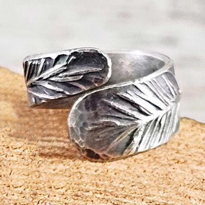  Pine Needle Overlap Ring