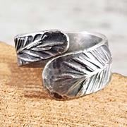 Pine Needle Overlap Ring